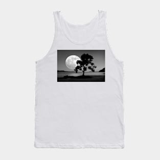 Moon rising over the sea (C011/4948) Tank Top